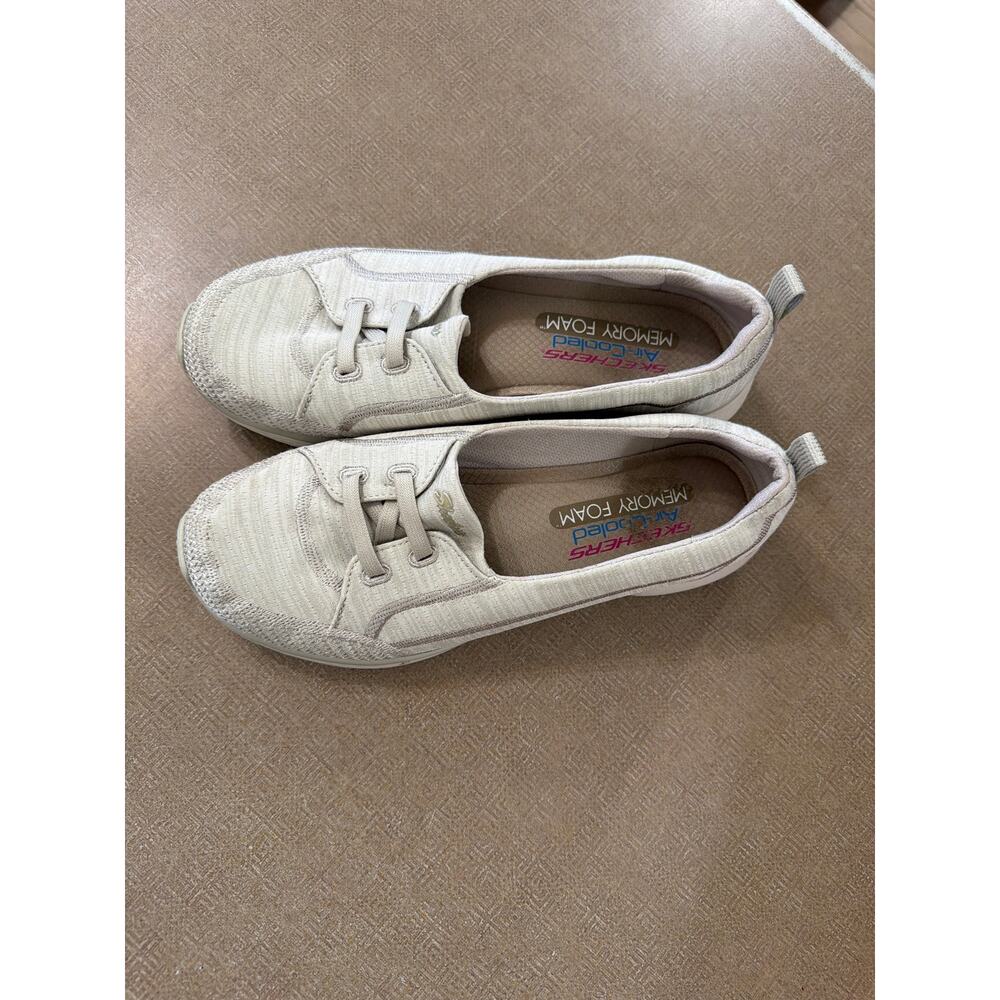 Skechers air cooled memory foam slip on shoes size 7 - Picture 2 of 7